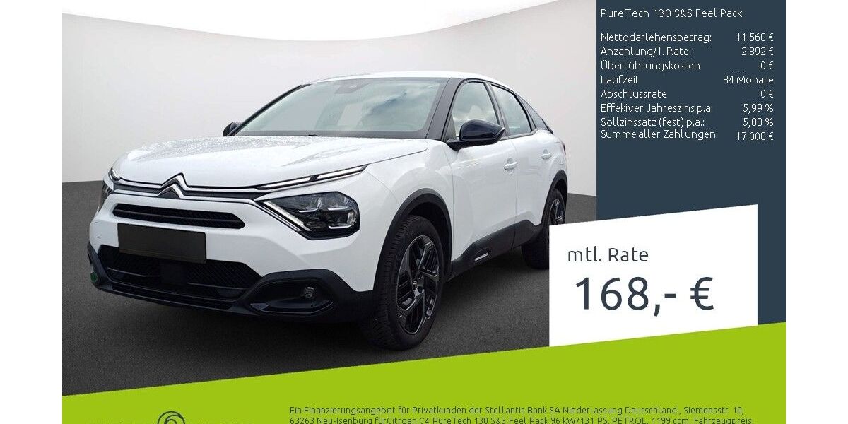 Citroen C4 26.539 km 14.460 &euro; Borken 46325