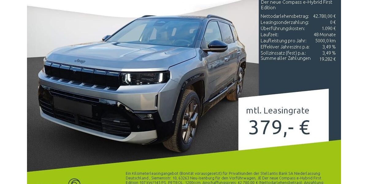 Jeep Compass 5.000 km 40.490 &euro; Borken 46325