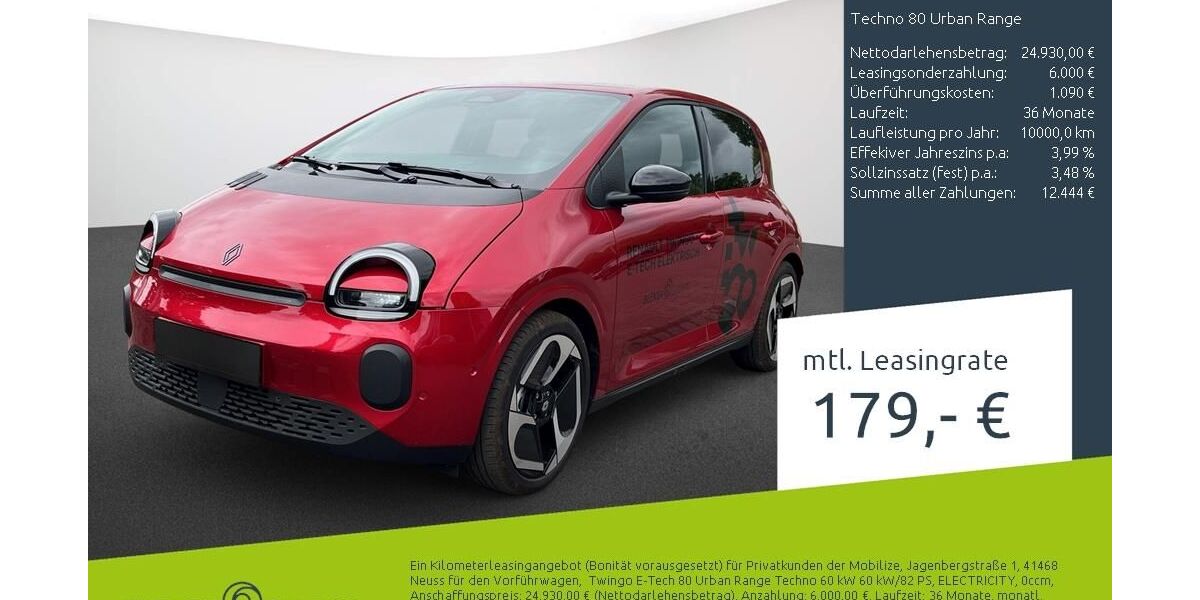 Renault Twingo 1.032 km 24.930 &euro; Borken 46325