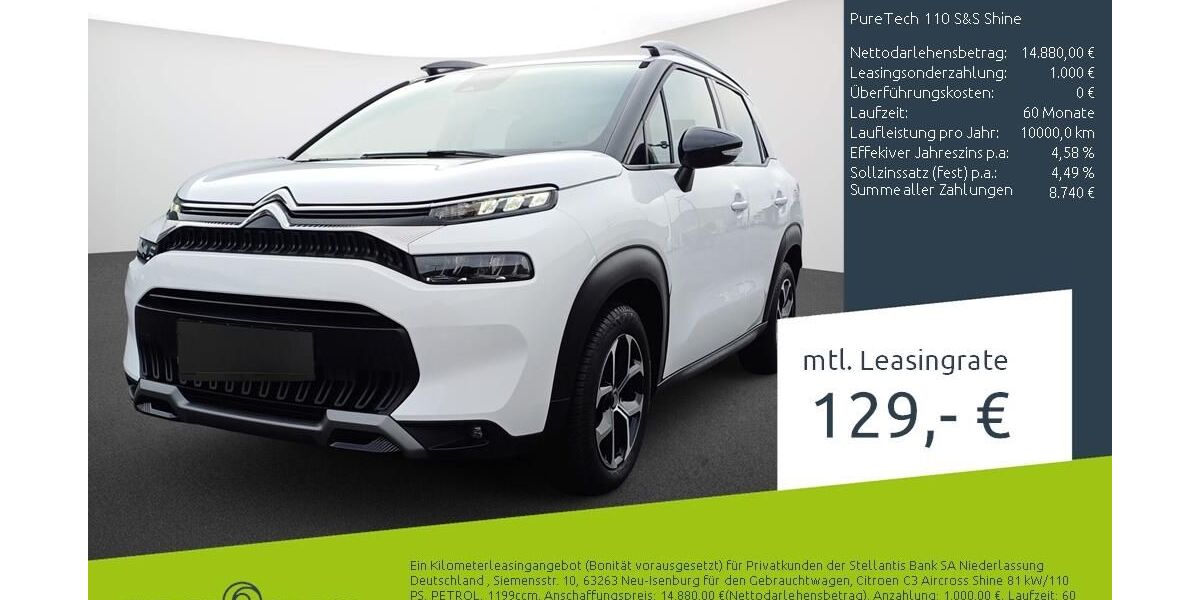 Citroen C3 Aircross 9.256 km 14.220 &euro; Borken 46325