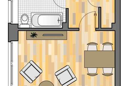 Wohnung Dorsten Holsterhausen - 2 Zimmer, 50 m&sup2;, 439&euro; | Angebot:26098324