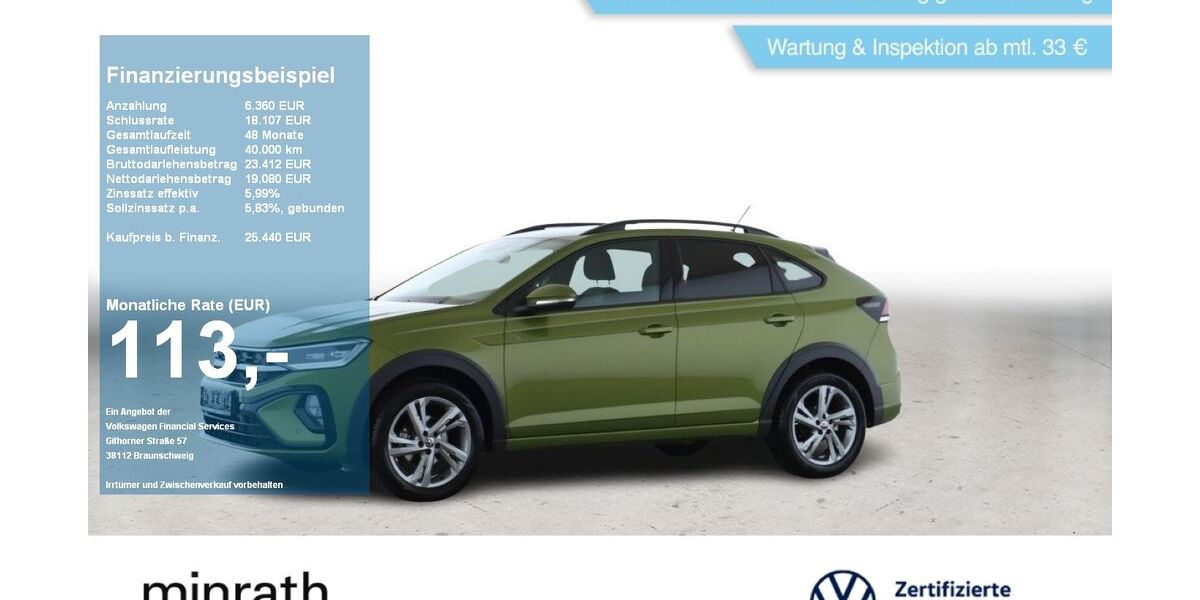 VW Taigo 11.093 km 25.190 &euro; Moers 47441