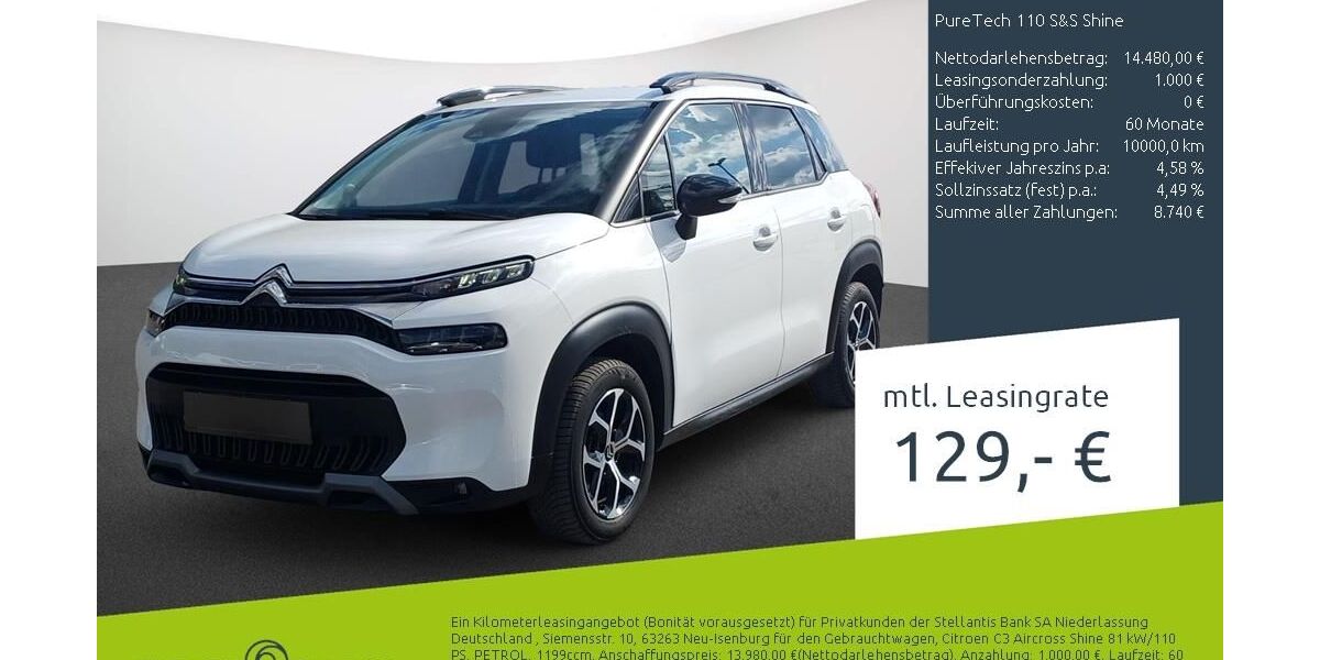 Citroen C3 Aircross 21.042 km 13.970 &euro; Borken 46325