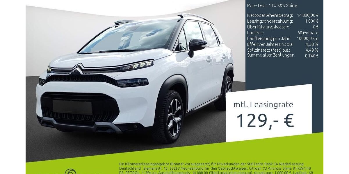 Citroen C3 Aircross 14.282 km 15.489 &euro; Borken 46325