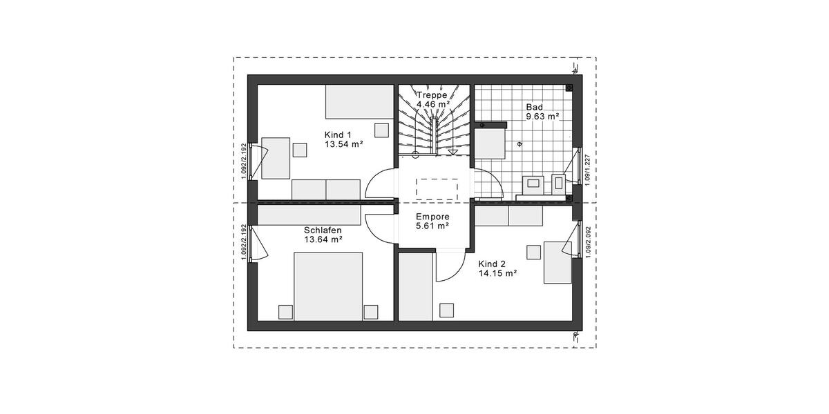 Einfamilienhaus Bottrop Boy - 3 Zimmer, 120 m&sup2;, 1.846&euro; | Angebot:26663234