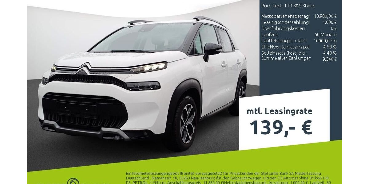 Citroen C3 Aircross 18.769 km 13.210 &euro; Borken 46325