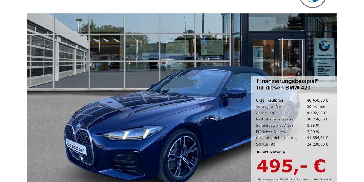 BMW 420 4.610 km 48.460 &euro; Borken 46325