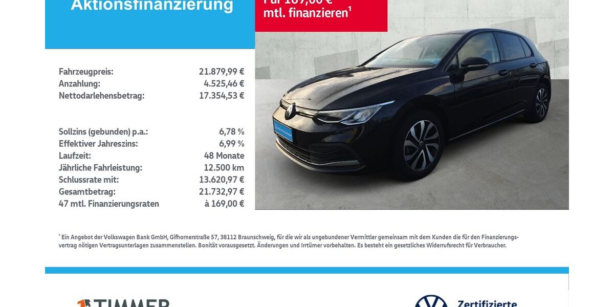 VW Golf 44.505 km 21.880 &euro; Borken 46325