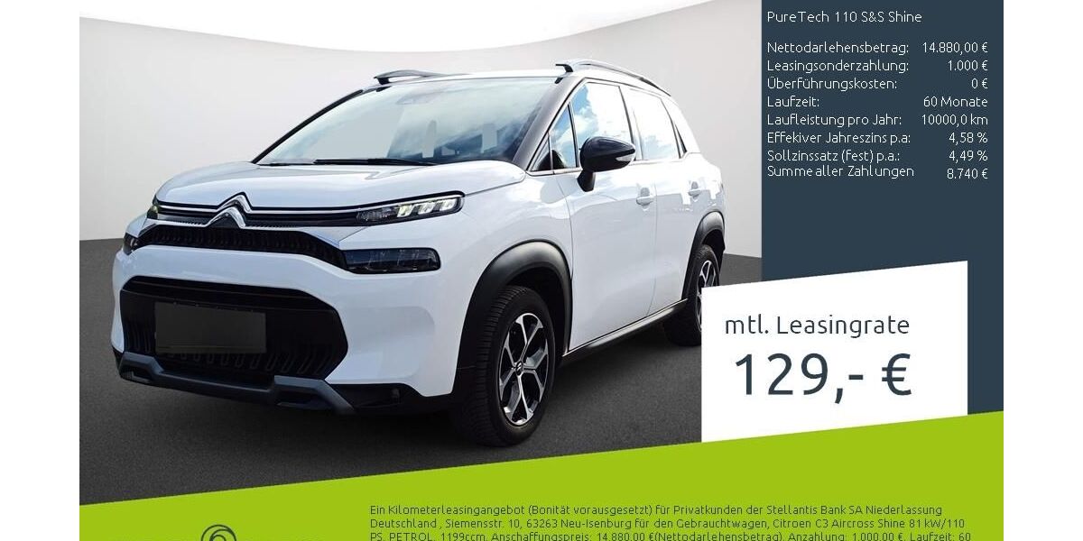 Citroen C3 Aircross 17.444 km 14.410 &euro; Borken 46325