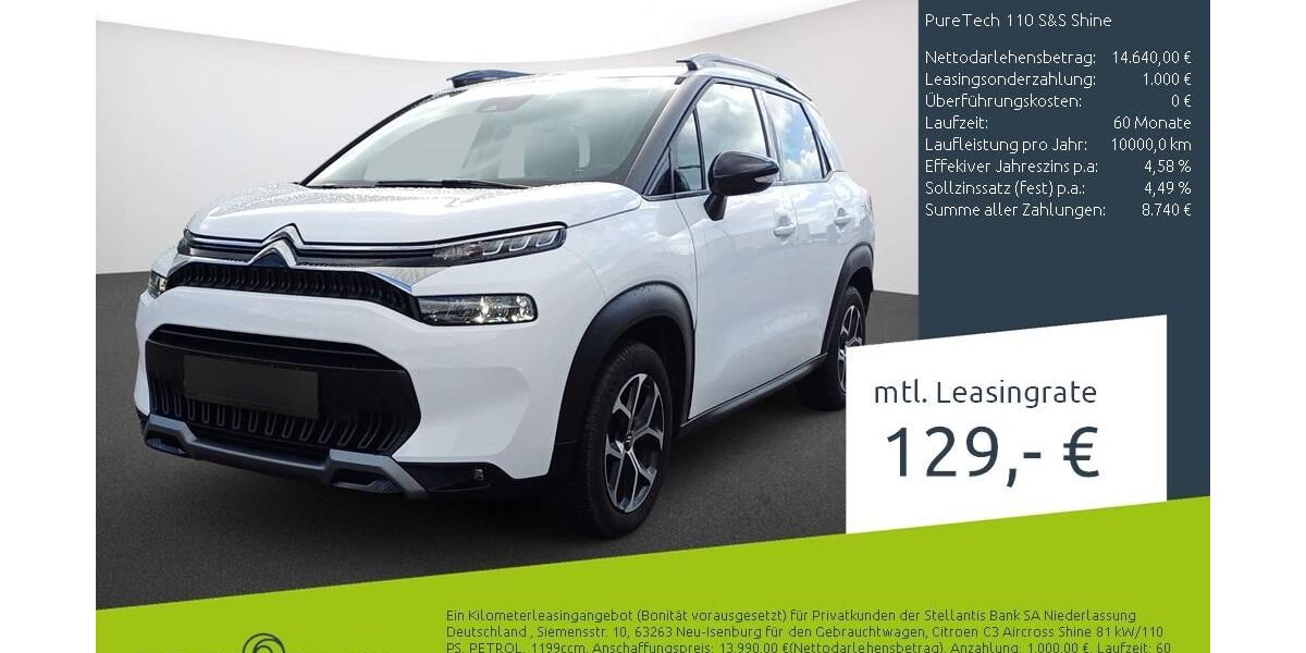 Citroen C3 Aircross 25.957 km 13.950 &euro; Borken 46325