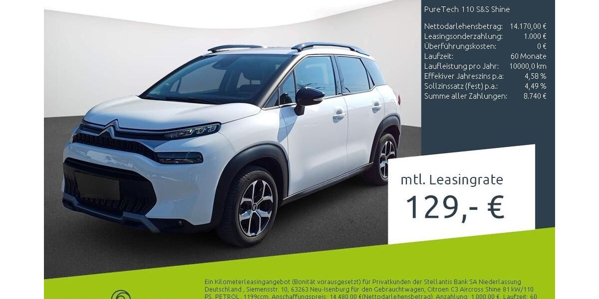 Citroen C3 Aircross 18.191 km 12.979 &euro; Borken 46325