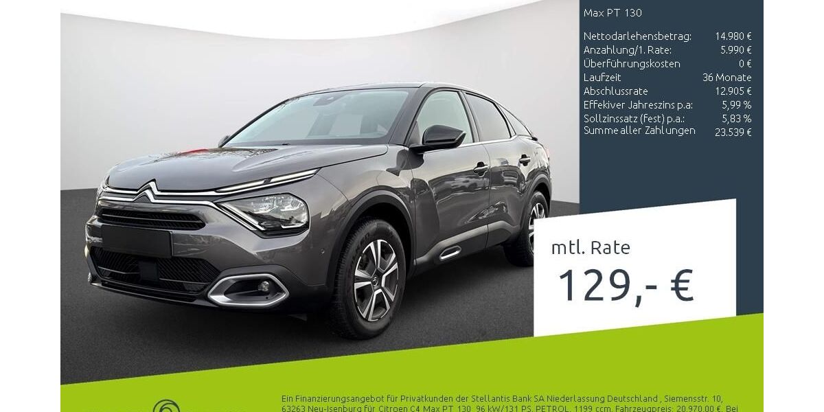 Citroen C4 21.906 km 19.890 &euro; Borken 46325